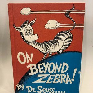 Vintage Dr. Seuss Beyond Zebra Book Discontinued